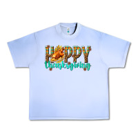 Grape Ice Happy Thanksgiving with Turkey Urban Heavy Tee - texasbilliewilder