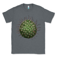 Charcoal Heather arizona fishhook cactus Classic Tee - LillyAllenDesigns