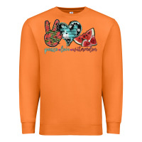 Carrot peace love watermelon Premium Sweatshirt - SublimationCraftShop