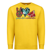 Lemon peace love watermelon Premium Sweatshirt - SublimationCraftShop