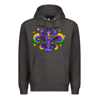 Smoke mardi gras crawfish 2 Premium Hoodie - FaDigitalArtStudio