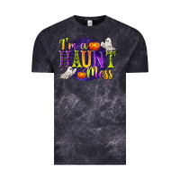 Cloud Black I'm a Haunt Mess Vintage Tee - texasbilliewilder