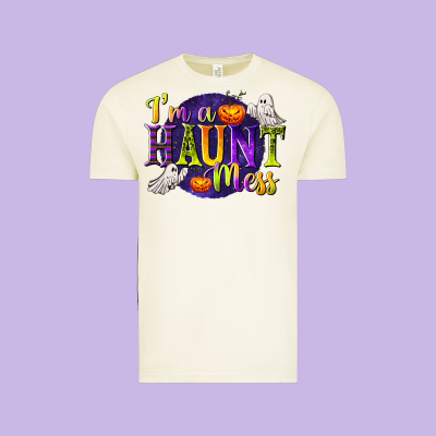 I'm A Haunt Mess Vintage Tee Designed By Texasbilliewilder