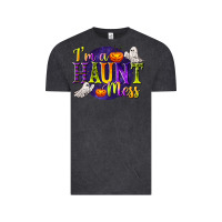 Vintage Black I'm a Haunt Mess Vintage Tee - texasbilliewilder