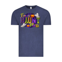Vintage Denim I'm a Haunt Mess Vintage Tee - texasbilliewilder