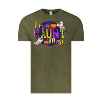 Vintage Olive I'm a Haunt Mess Vintage Tee - texasbilliewilder