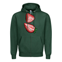 Strawberries 1 Zipper Hoodie | Teevron