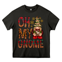 Asphalt Oh my gnome Heavy Core Tee - NancyCooperArtShop
