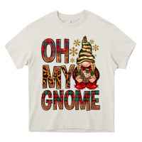 Cream Oh my gnome Heavy Core Tee - NancyCooperArtShop