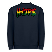 Navy Juneteenth hope Heavyweight Sweatshirt - FaDigitalArtStudio