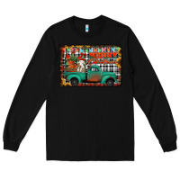 Black merry christmas farm truck Long Sleeve Tee - Jasminsmagicworld