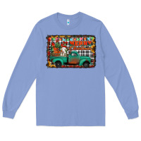 Colony Blue merry christmas farm truck Long Sleeve Tee - Jasminsmagicworld
