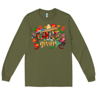 Army Green cinco de mayo caregiver Long Sleeve Tee - CowGirlArtShop