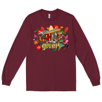Burgundy cinco de mayo caregiver Long Sleeve Tee - CowGirlArtShop
