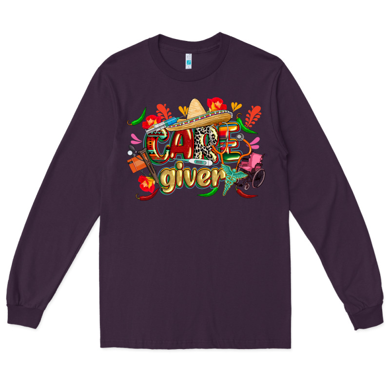 Cinco De Mayo Caregiver Long Sleeve Tee by CowGirlArtShop | Teevron