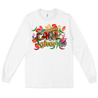White cinco de mayo caregiver Long Sleeve Tee - CowGirlArtShop