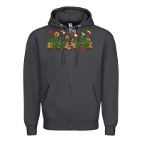 Smoke mexican sombrero guitar rose cactus libbey  cup Zipper Hoodie - BundleAndBundleShop