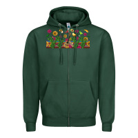 Sports Green mexican sombrero guitar rose cactus libbey  cup Zipper Hoodie - BundleAndBundleShop