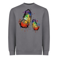 Storm rainbow butterfly pride Heavyweight Sweatshirt - FaDigitalArtStudio