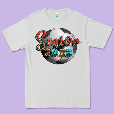 Soccer Senior 2023 Premium Tee Designed By Bundleandbundleshop