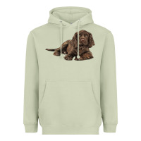 Matcha Sussex Spaniels llustrations Heavyweight Hoodie - LillyAllenDesigns