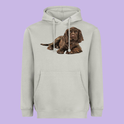 Sussex Spaniels Llustrations Heavyweight Hoodie Designed By Lillyallendesigns