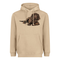Mushroom Sussex Spaniels llustrations Heavyweight Hoodie - LillyAllenDesigns