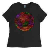 Black halloween round earrings 2 Ladies Tee - BundleAndBundleShop