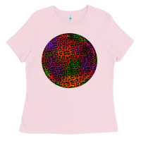 Bubblegum Pink halloween round earrings 2 Ladies Tee - BundleAndBundleShop