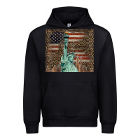 Black statue of liberty tumbler Urban Hoodie - BarkalooDesign
