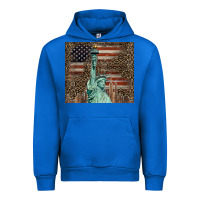 Cobalt statue of liberty tumbler Urban Hoodie - BarkalooDesign