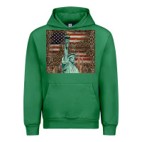 Emerald statue of liberty tumbler Urban Hoodie - BarkalooDesign