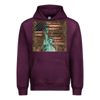 Mauve Wine statue of liberty tumbler Urban Hoodie - BarkalooDesign