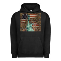 Pigment Black statue of liberty tumbler Urban Hoodie - BarkalooDesign