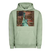 Pigment Oil Green statue of liberty tumbler Urban Hoodie - BarkalooDesign