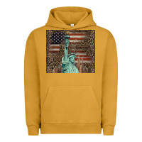 Pigment Peanut Butter statue of liberty tumbler Urban Hoodie - BarkalooDesign