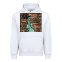 White statue of liberty tumbler Urban Hoodie - BarkalooDesign