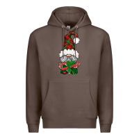 Coffee Christmas Gnome With Candy Premium Hoodie - BundleAndBundleShop
