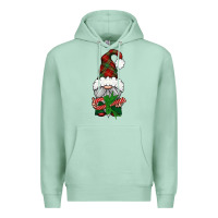 Seafoam Christmas Gnome With Candy Premium Hoodie - BundleAndBundleShop