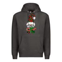 Smoke Christmas Gnome With Candy Premium Hoodie - BundleAndBundleShop