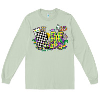 Matcha registered nurse mardi gras Long Sleeve Tee - CowGirlArtShop