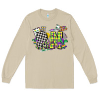 Mushroom registered nurse mardi gras Long Sleeve Tee - CowGirlArtShop