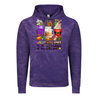 Cloud Purple Hallothanksmas coffee cups Vintage Hoodie - texasbilliewilder