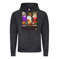 Vintage Black Hallothanksmas coffee cups Vintage Hoodie - texasbilliewilder