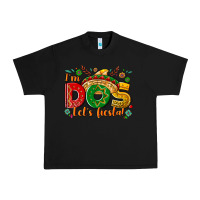 Black I'm dos let's Fiesta Urban Heavy Tee - NancyCooperArtShop