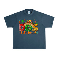 Midnight Navy I'm dos let's Fiesta Urban Heavy Tee - NancyCooperArtShop