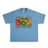 Pebble Blue I'm dos let's Fiesta Urban Heavy Tee - NancyCooperArtShop