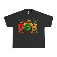 Pigment Black I'm dos let's Fiesta Urban Heavy Tee - NancyCooperArtShop