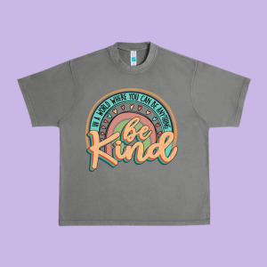 Be Kind Urban Heavy Tee Designed By Jahusdesignshop