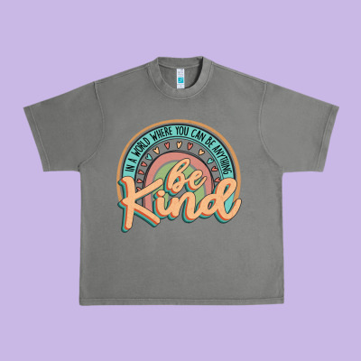 Be Kind Urban Heavy Tee Designed By Jahusdesignshop